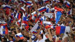 Russia football fans